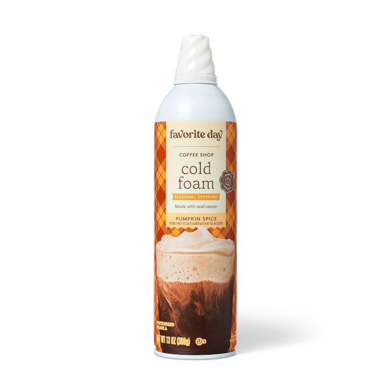 slide 1 of 5, Pumpkin Spice Cold Foam - 13oz - Favorite Day™, 13 oz