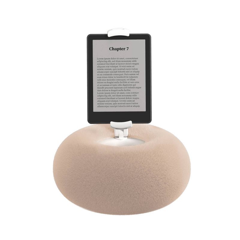 slide 3 of 3, GEMS E-Reader Pillow Mount - Beige/Peach: Tablet Stand Accessory, 1 ct