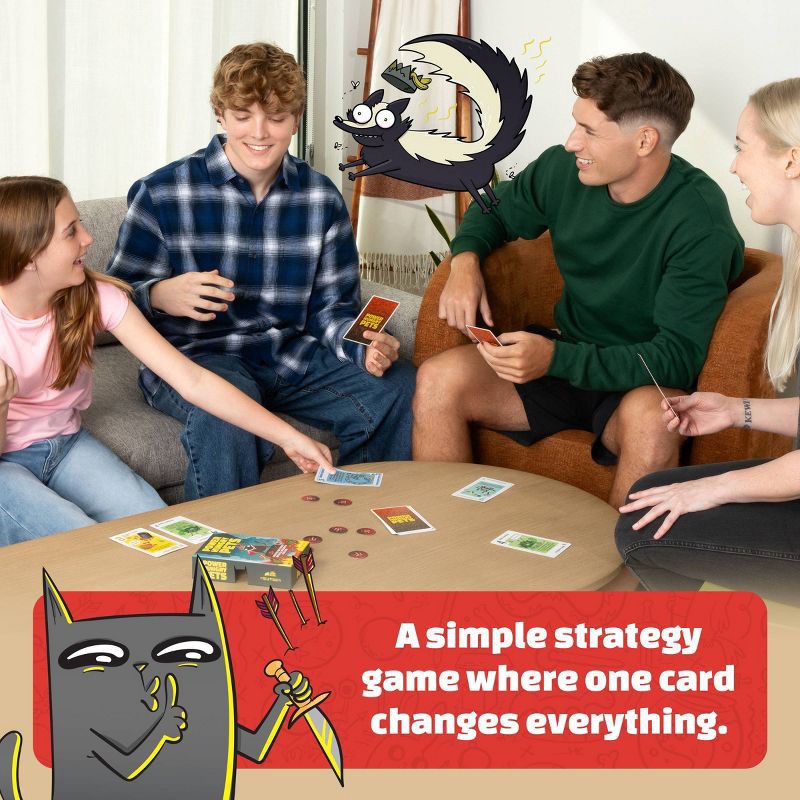slide 6 of 8, Exploding Kittens Power Hungry Pets Card Game, 1 ct