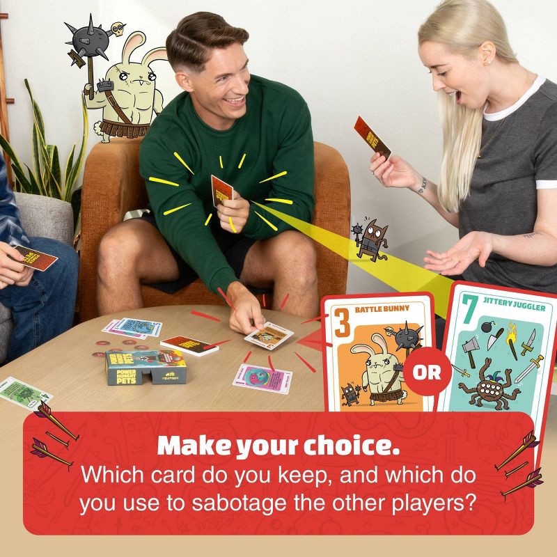 slide 7 of 8, Exploding Kittens Power Hungry Pets Card Game, 1 ct