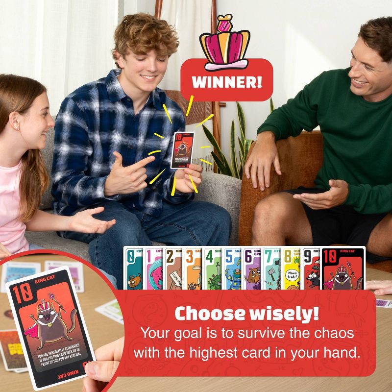 slide 8 of 8, Exploding Kittens Power Hungry Pets Card Game, 1 ct