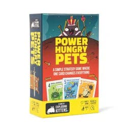 Exploding Kittens Power Hungry Pets Card Game