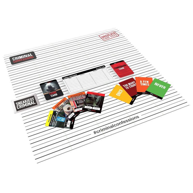 slide 4 of 7, Unsolved Case Files: Criminal Confessions Card Game, 1 ct