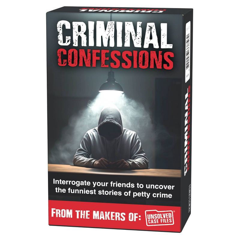 slide 7 of 7, Unsolved Case Files: Criminal Confessions Card Game, 1 ct