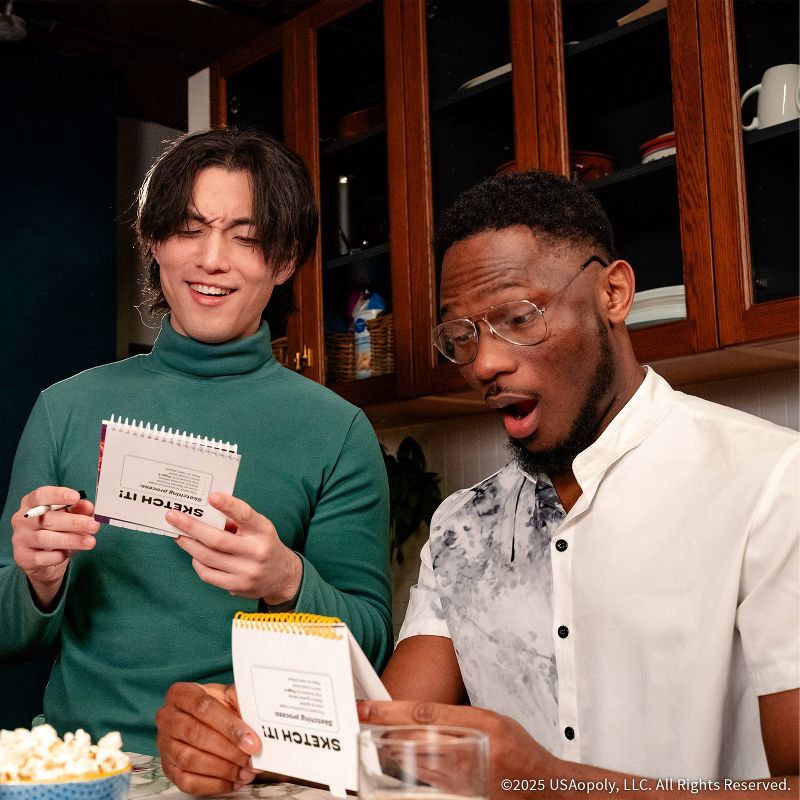 slide 9 of 10, The Op Games Telestrations After Dark 6 Player Game: Party Fun with Cards, Dice, and Dry Erase Boards for 4-6 Participants, 1 ct