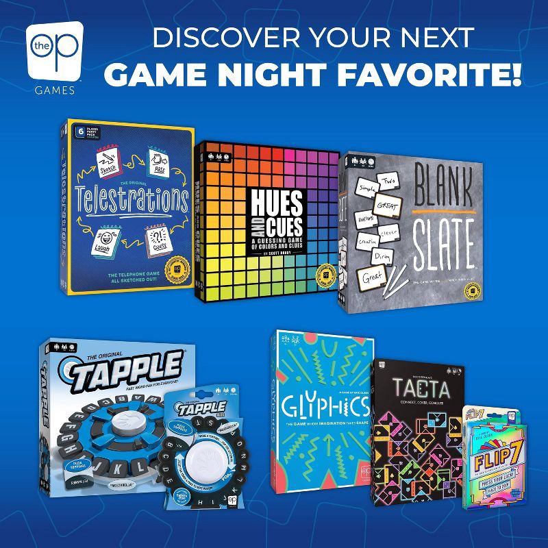 slide 9 of 9, The Op Games Telestrations 6 Player Game: Social Skills Educational Party Game, Includes Cards & Dry Erase Boards, 1 ct