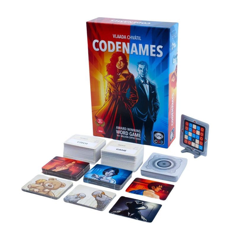 slide 4 of 6, Czech Games Edition Codenames Game: Social Skills, 4+ Players Party Board, Card Holder, 15-Minute Play, 1 ct