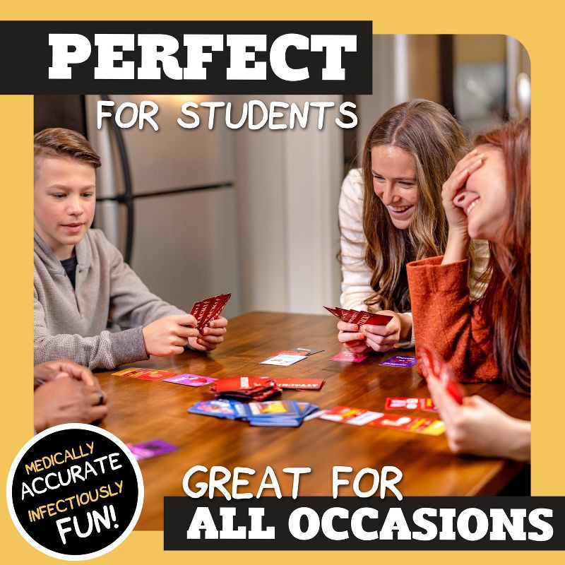 slide 7 of 10, University Games Organ Attack Game: Classic Board for 4-6 Players, Social Skills, 30-45 Min Play, Includes Cards, Instructions, 1 ct