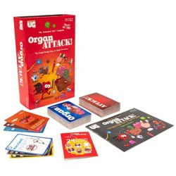 University Games Organ Attack Game: Classic Board for 4-6 Players, Social Skills, 30-45 Min Play, Includes Cards, Instructions