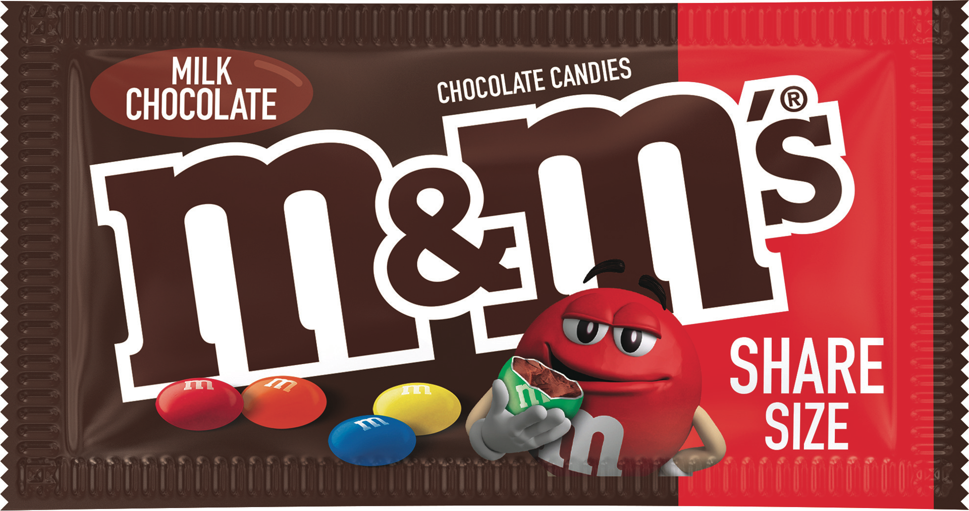 slide 1 of 8, M&M's King Size Milk Chocolate Candy, 3.14 oz