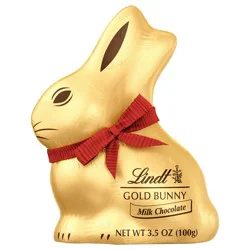 Lindt GOLD BUNNY Milk Chocolate Candy, 3.5 oz.