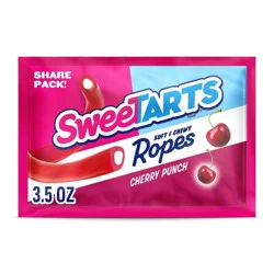 SweeTARTS Share Ropes Cherry Candy - 3.5oz