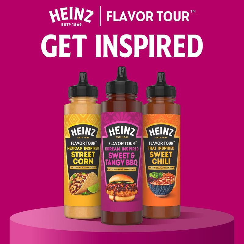 slide 9 of 9, Heinz Flavor Tour Korean Inspired Sweet and Tangy BBQ Sauce - 10 fl oz, 10 fl oz