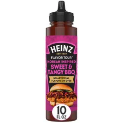 Heinz Flavor Tour Korean Inspired Sweet and Tangy BBQ Sauce - 10 fl oz