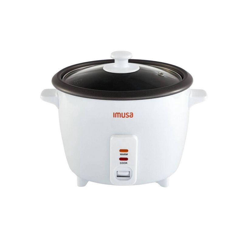 slide 2 of 7, IMUSA 5 Cup Rice Cooker White, 1 ct