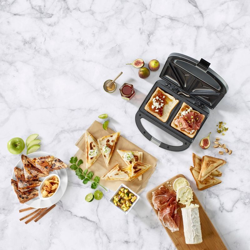 slide 5 of 5, Cuisinart Sandwich Grill - Silver, 1 ct