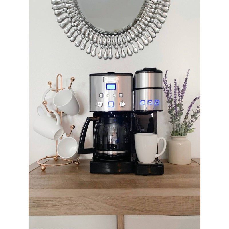 slide 3 of 5, Cuisinart Coffee Center 12 Cup Coffeemaker and Single-Serve Brewer Stainless Steel, 1 ct