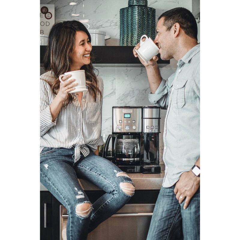 slide 4 of 5, Cuisinart Coffee Center 12 Cup Coffeemaker and Single-Serve Brewer Stainless Steel, 1 ct