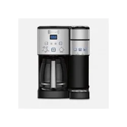 Cuisinart Coffee Center 12 Cup Coffeemaker and Single-Serve Brewer Stainless Steel