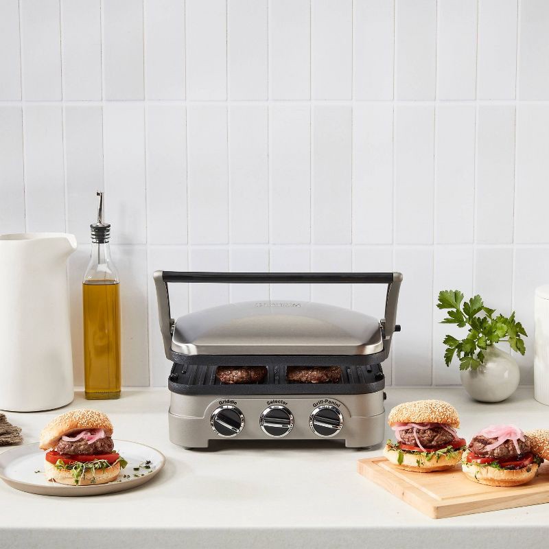 slide 3 of 17, Cuisinart Electric Griddler Stainless Steel, 1 ct