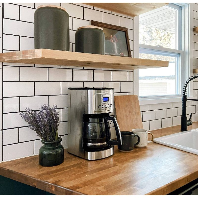 slide 4 of 4, Cuisinart 14 Cup Programmable Coffeemaker Stainless Steel, 1 ct