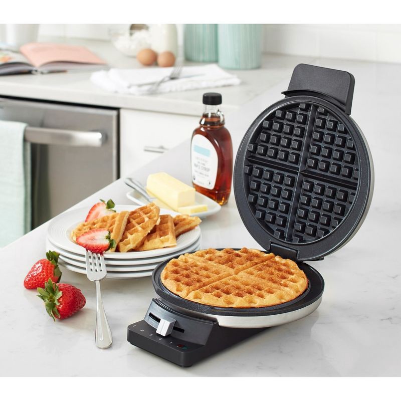 slide 3 of 5, Cuisinart Classic Waffle Maker - Stainless Steel, 1 ct