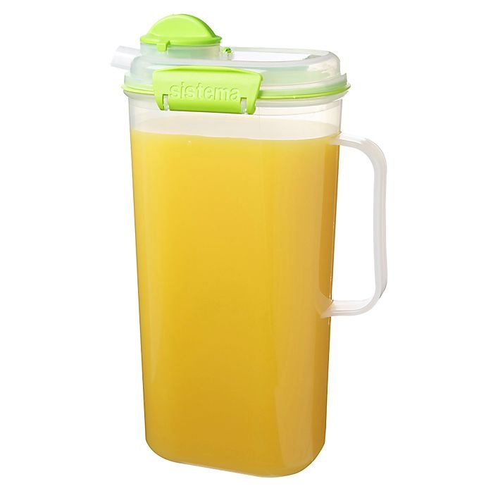 slide 2 of 2, Sistema KLIP IT 8-Cup Accents Juice Jug - Green, 1 ct