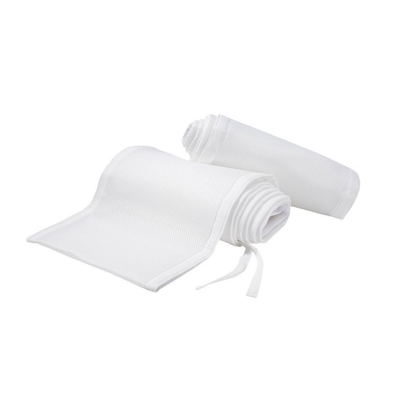 slide 2 of 11, HALO Innovations Breathable Mesh Crib Liner, Full Size Crib - Classic, White, 1 ct