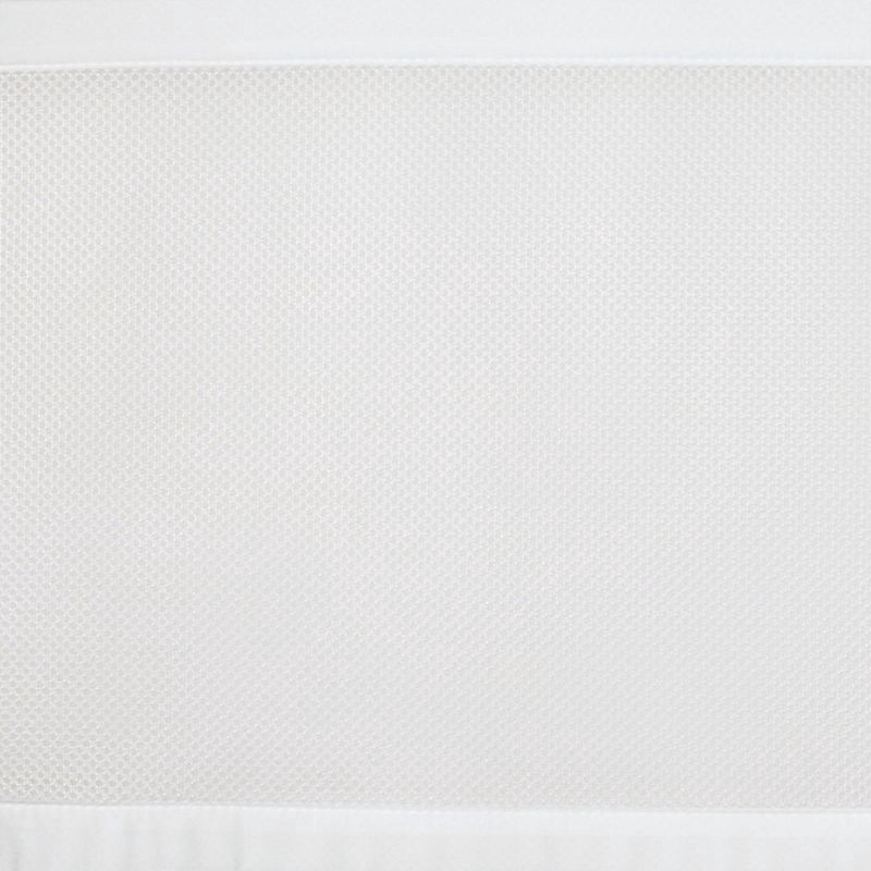 slide 11 of 11, HALO Innovations Breathable Mesh Crib Liner, Full Size Crib - Classic, White, 1 ct