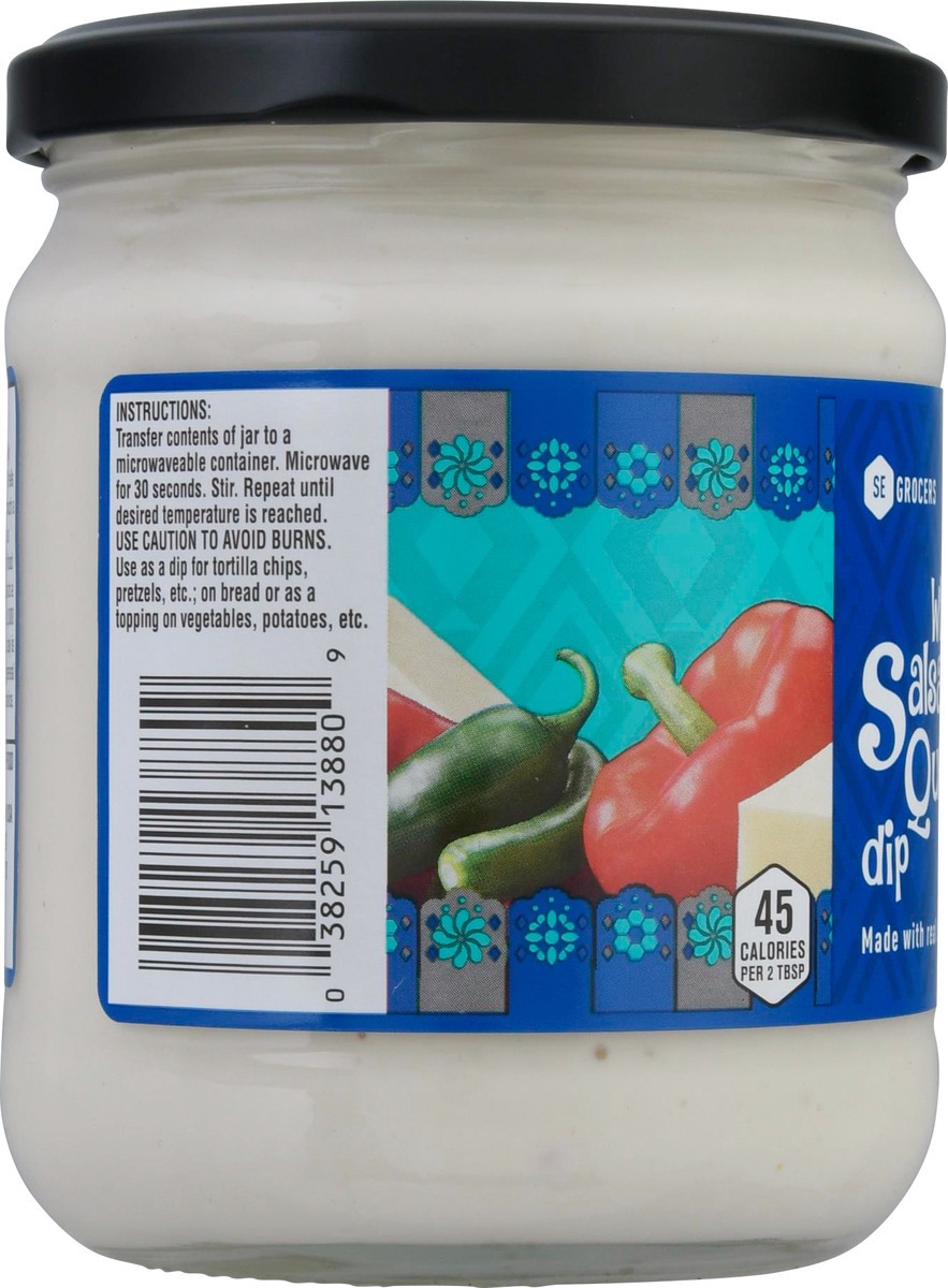 slide 11 of 14, SE Grocers White Slsa Con Queso, 15 oz