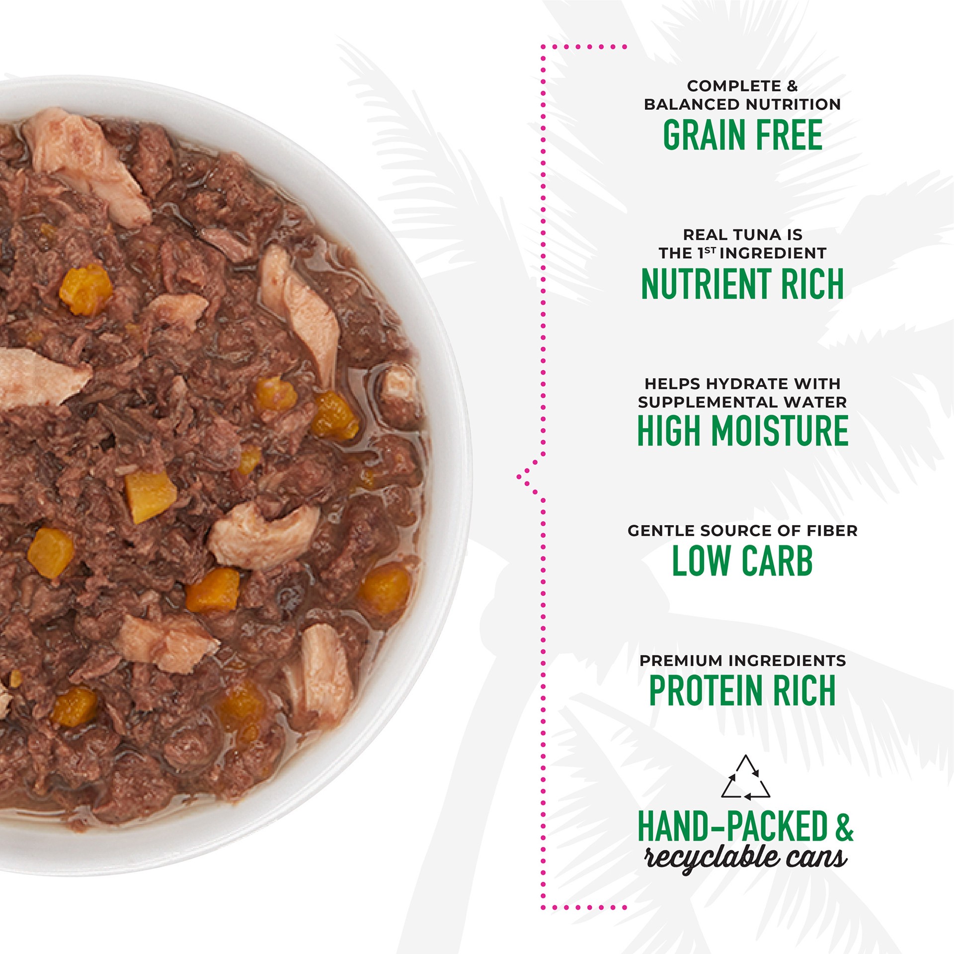 slide 6 of 8, Tiki Cat Aloha Friends Wet Cat Food, Tuna Ocean Whitefish & Pumpkin, 3 oz. Can, 3 oz