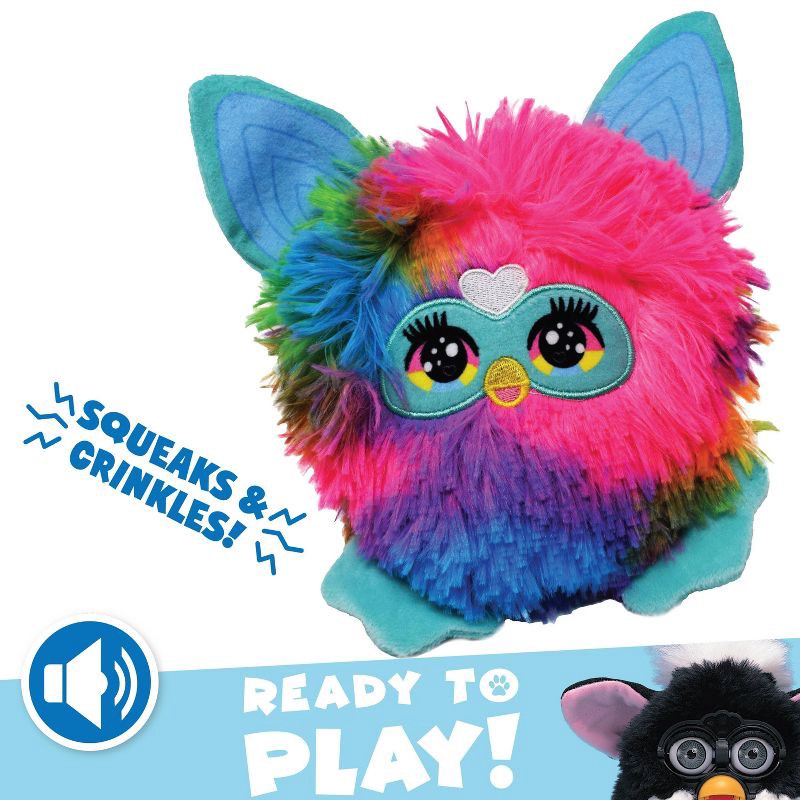 slide 5 of 6, Hasbro Squeak and Crinkle Furby Dog Toys, 1 ct