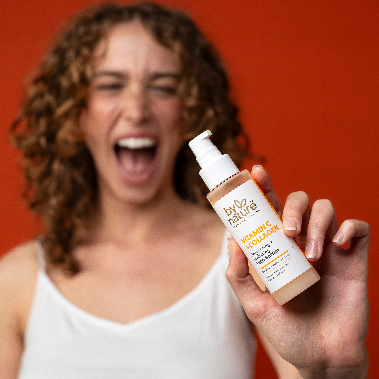 slide 5 of 5, By Nature Brightening Face Serum, 3 oz