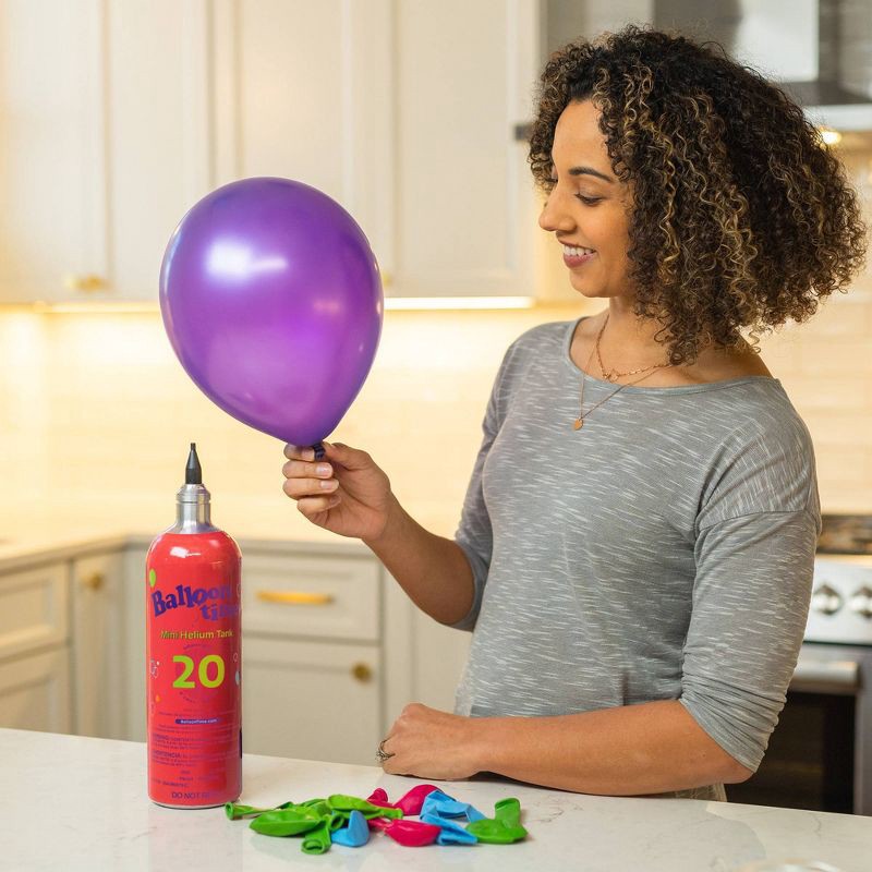 slide 7 of 10, Balloon Time Mini Helium Tank, 1 ct