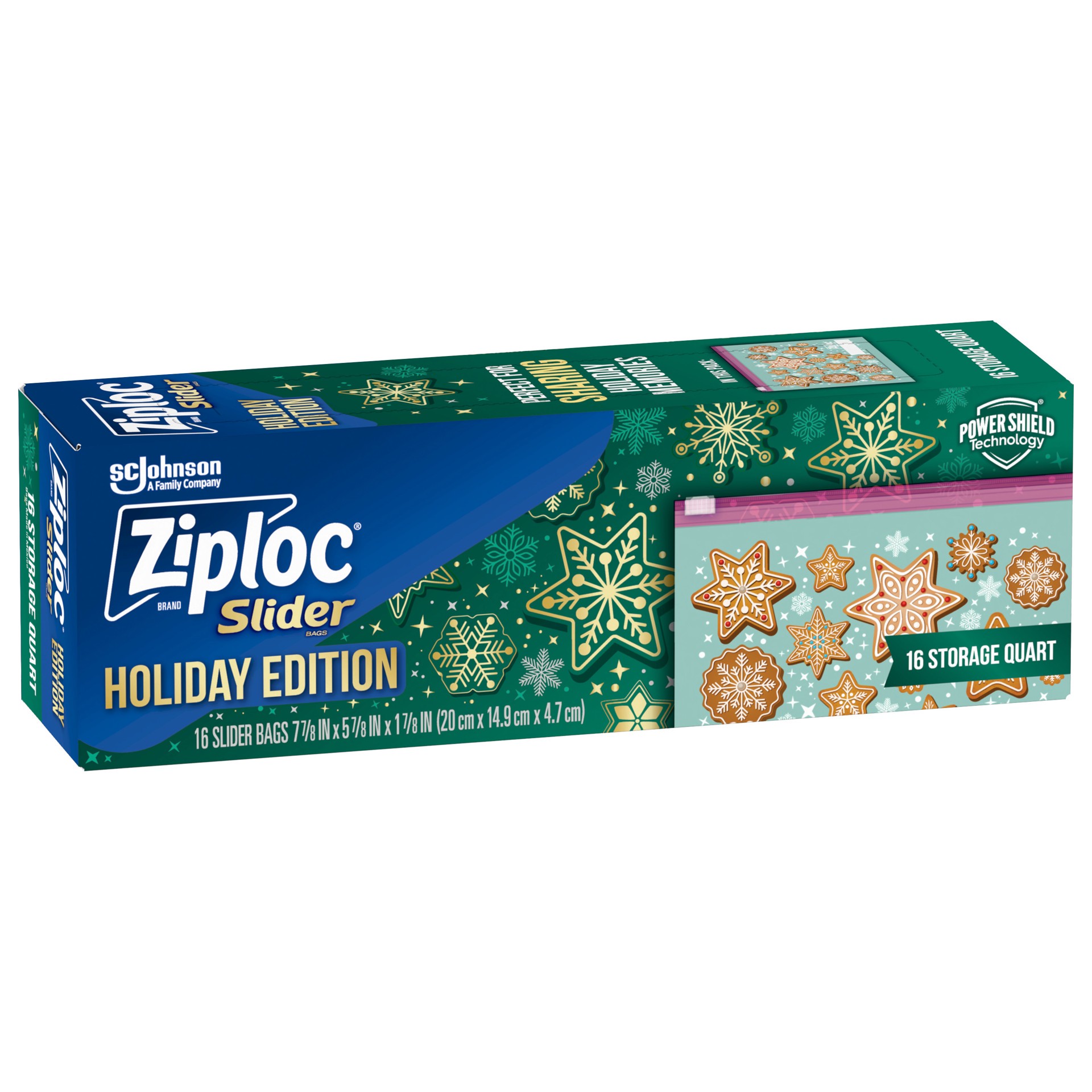 slide 3 of 5, Ziploc Quart Storage Slider Bags 16 ea, 16 ct