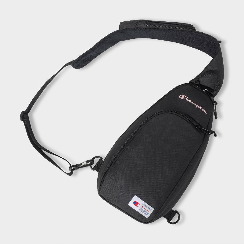 slide 2 of 4, Champion Method Sling Handbag Strap - Black/Pink, 1 ct
