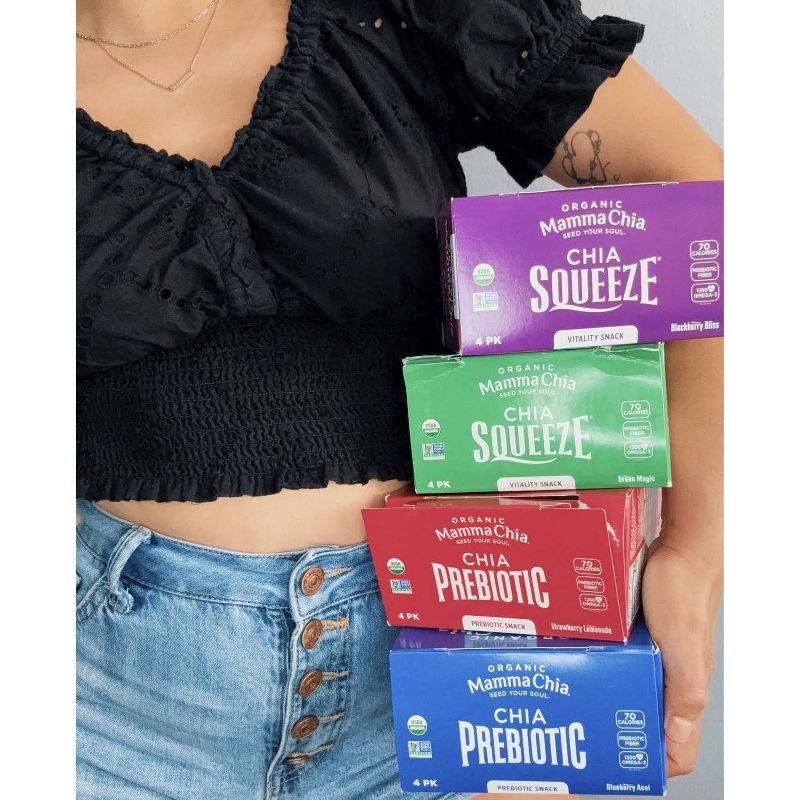 slide 7 of 7, Mamma Chia Fruit Green Magic Pouches - 14oz/4ct, 4 ct; 14 oz