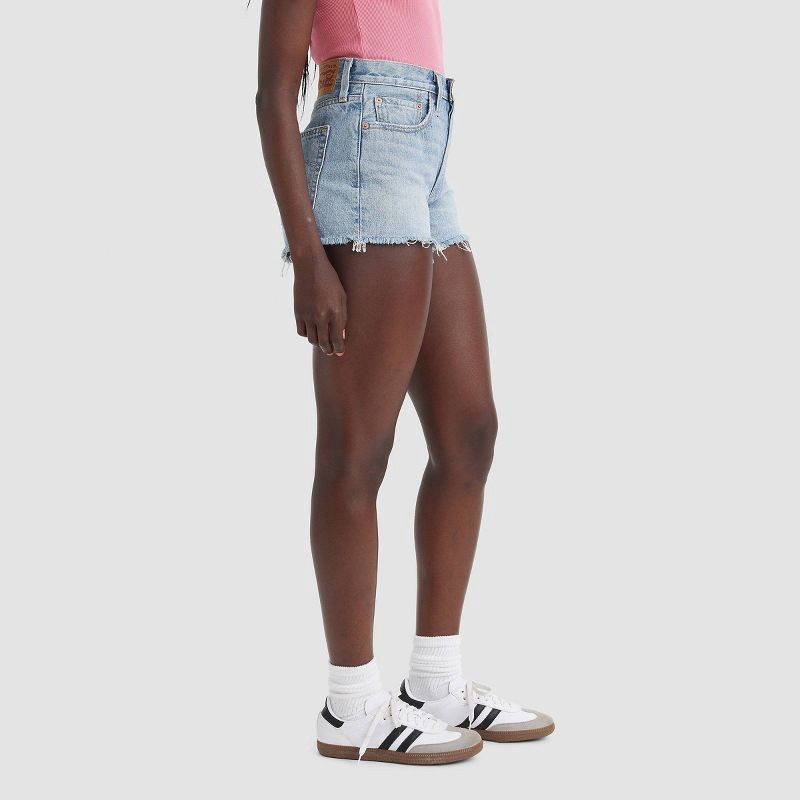 slide 2 of 4, Levi's® Women's High-Rise 501® Original Shorts - Micro Vibes 24: Denim, Fly Button, 1 ct