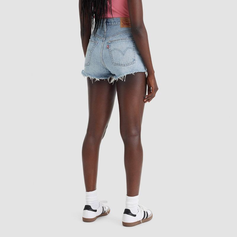 slide 3 of 4, Levi's® Women's High-Rise 501® Original Shorts - Micro Vibes 31: Denim, Fly Button Closure, 1 ct