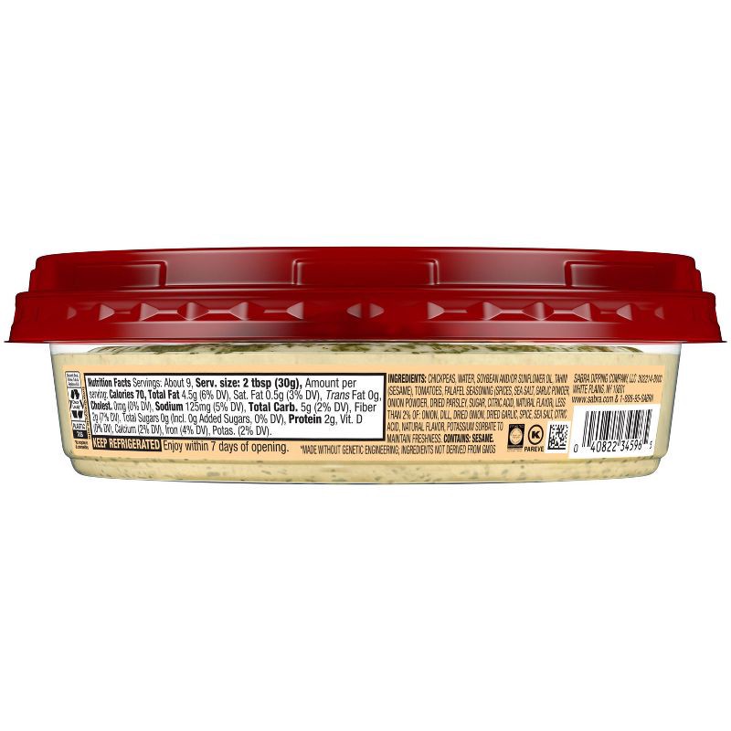 slide 3 of 4, Sabra Falafel Style Hummus - 10oz, 10 oz