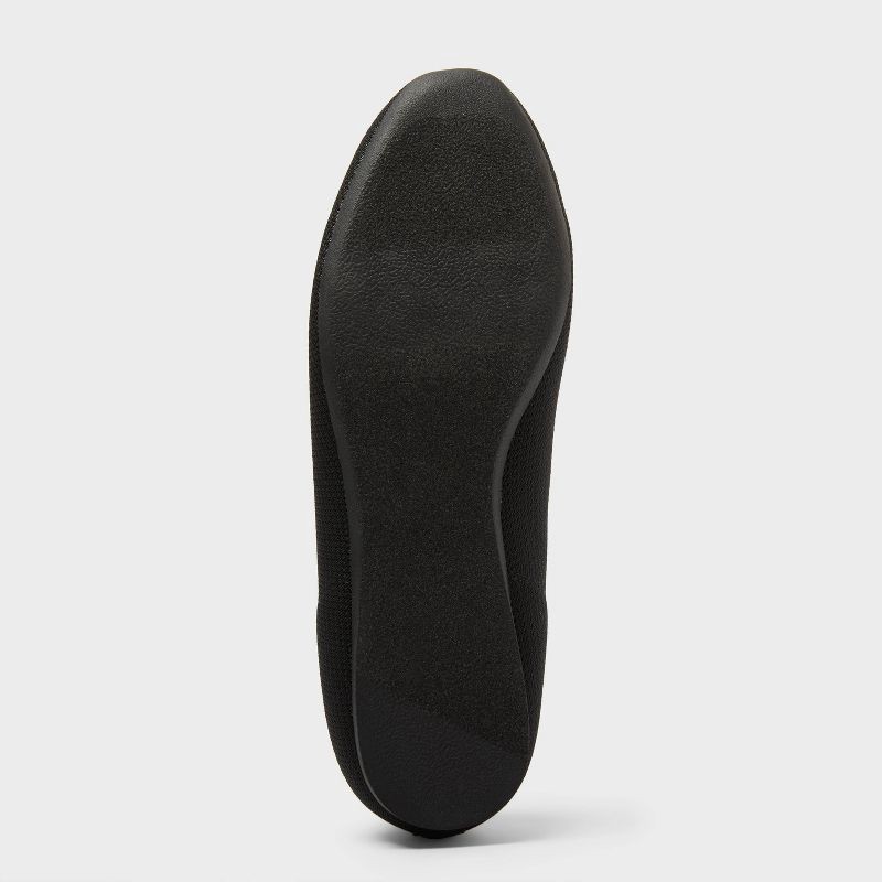 slide 4 of 4, Women's Etta Knit Washable Loafers with Memory Foam Insole - A New Day™ Black 6, 1 ct