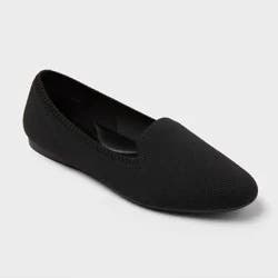 Women's Etta Knit Washable Loafers - A New Day™ Black 7.5