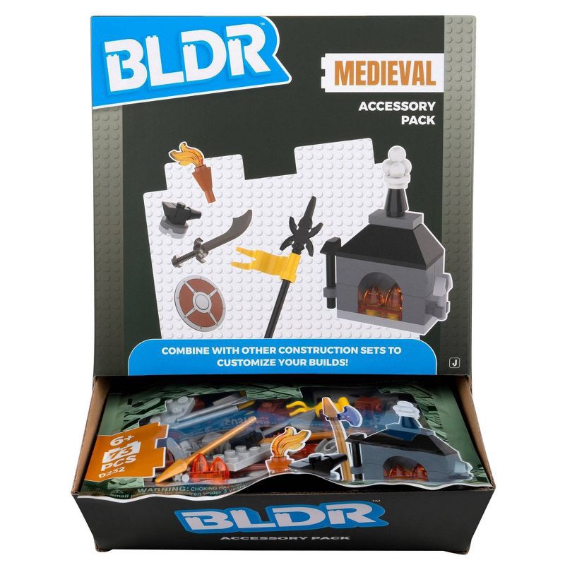slide 11 of 11, BLDR Medieval Pack Accessory Set, 1 ct