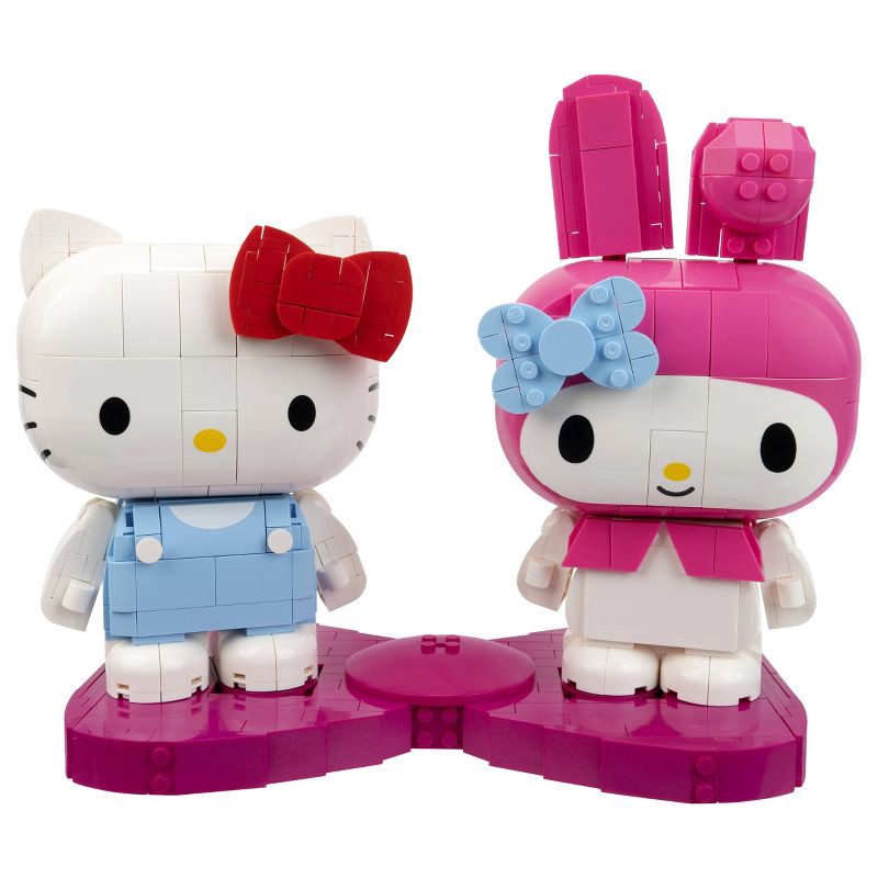 slide 2 of 14, BLDR Deluxe Large-Form Buildable Character - Hello Kitty & My Melody: 742-Piece Plastic Set for Creative Thinking, 1 ct