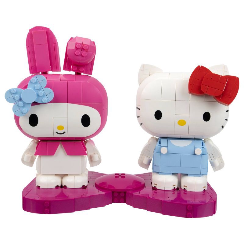 slide 8 of 14, BLDR Deluxe Large-Form Buildable Character - Hello Kitty & My Melody: 742-Piece Plastic Set for Creative Thinking, 1 ct