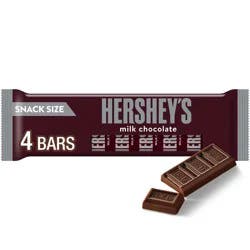 Hershey's Milk Chocolate Snack Size Candy Bars - 1.8oz/4ct