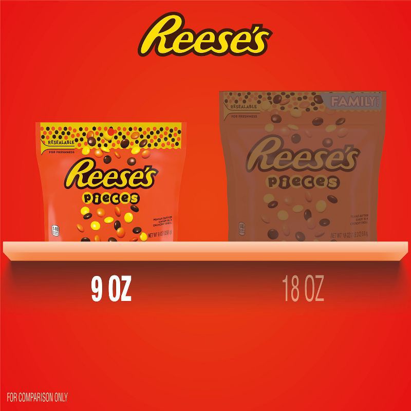 slide 7 of 7, Reese's Pieces Chocolate Candy - 9oz, 9 oz