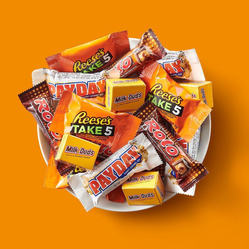 slide 3 of 7, Reese's Hershey Assorted Caramel Flavored Snack Size candy - 28.87oz, 28.87 oz