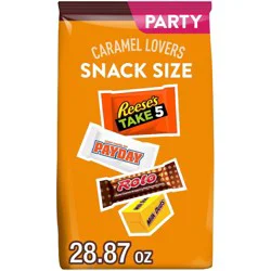 Reese's Hershey Assorted Caramel Flavored Snack Size candy - 28.87oz