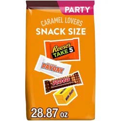 Reese's Hershey Assorted Caramel Flavored Snack Size candy - 28.87oz